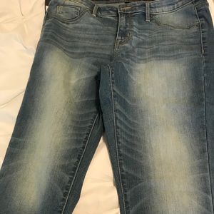 NWT mossimo lightwash skinny jeans size 8